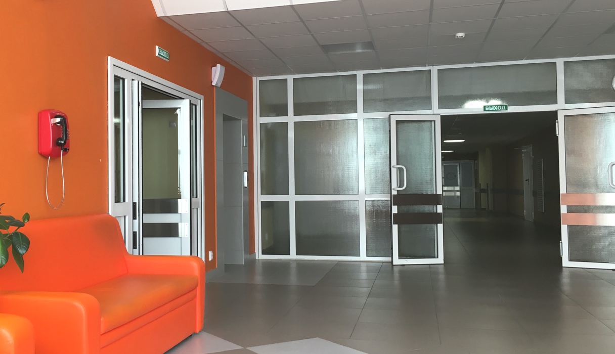 Фото алюминиевых перегородок EI60