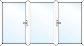 Трехстворчатое окно